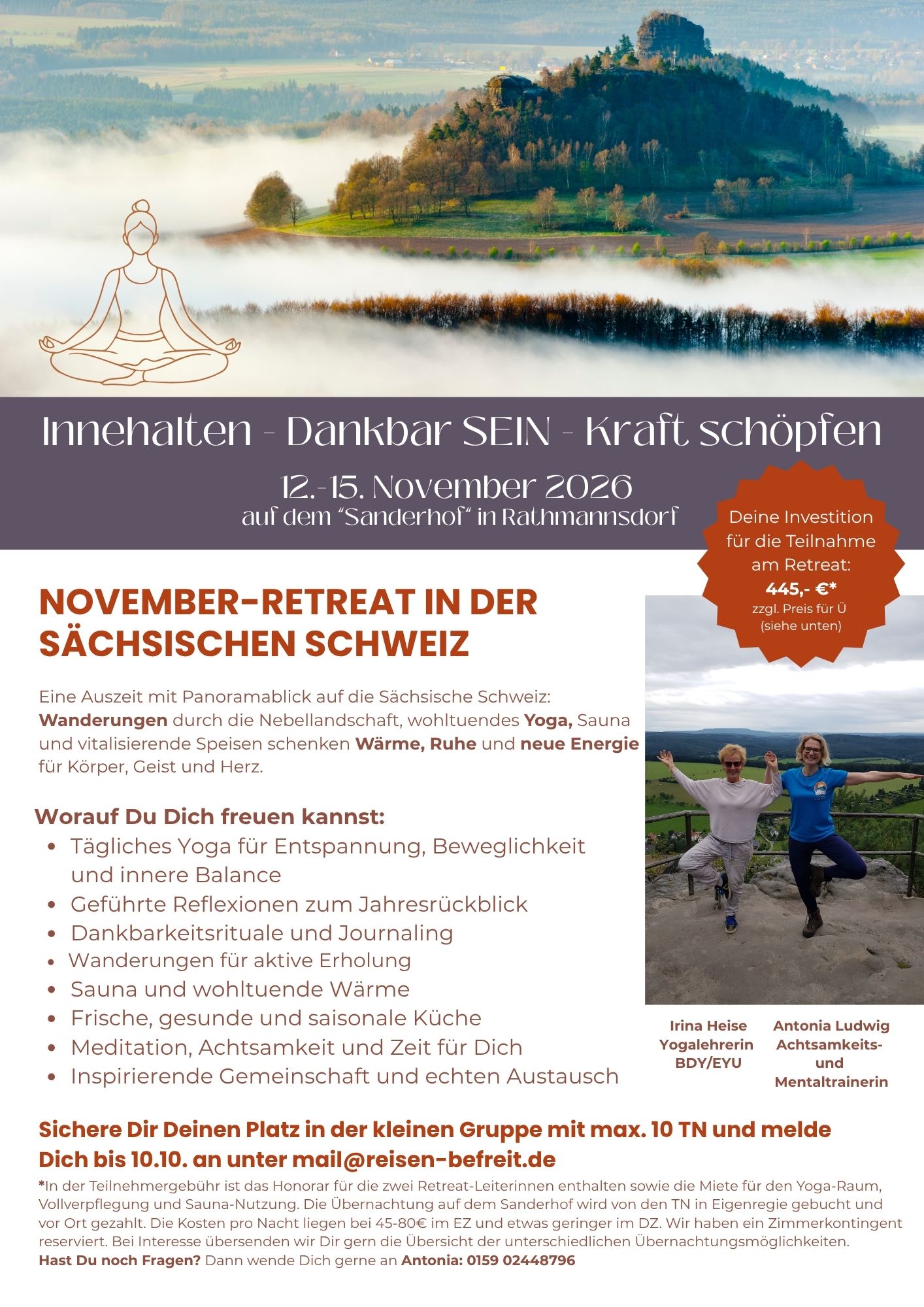 November-Retreat Übersicht